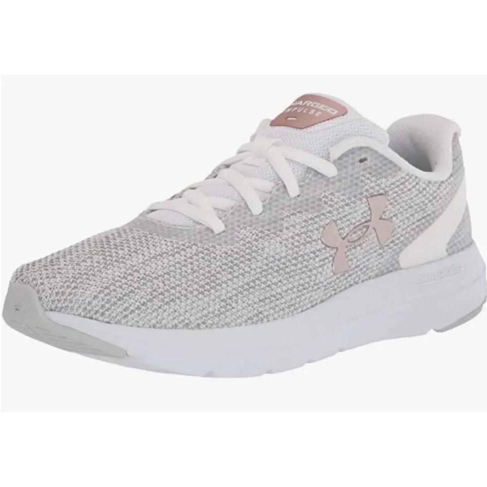 Under Armour Women's Charged Impulse 2 Knit Running Shoe White (105)/White
